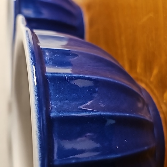 3 Homeworld Bowls Stoneware Cobalt Blue - Picture 3 of 5